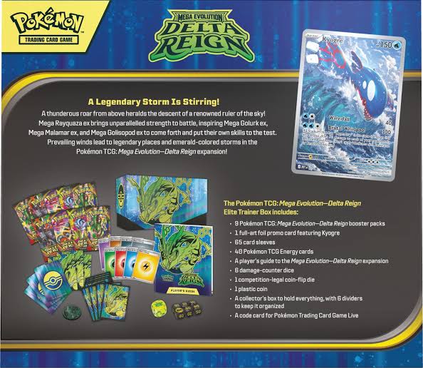 Pokémon TCG Mega Evolution: Delta Reign – Elite Trainer Box