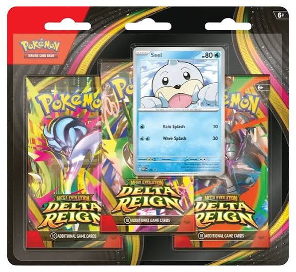 Pokémon TCG Mega Evolution: Delta Reign – 3-Pack Blister EN