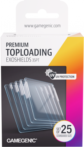Gamegenic Premium Toploading Exoshields – 25 szt.